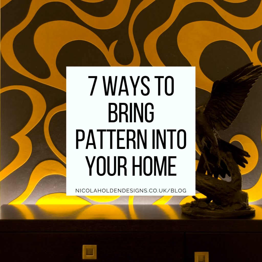 7 Ways to Bring Pattern Into Your Home