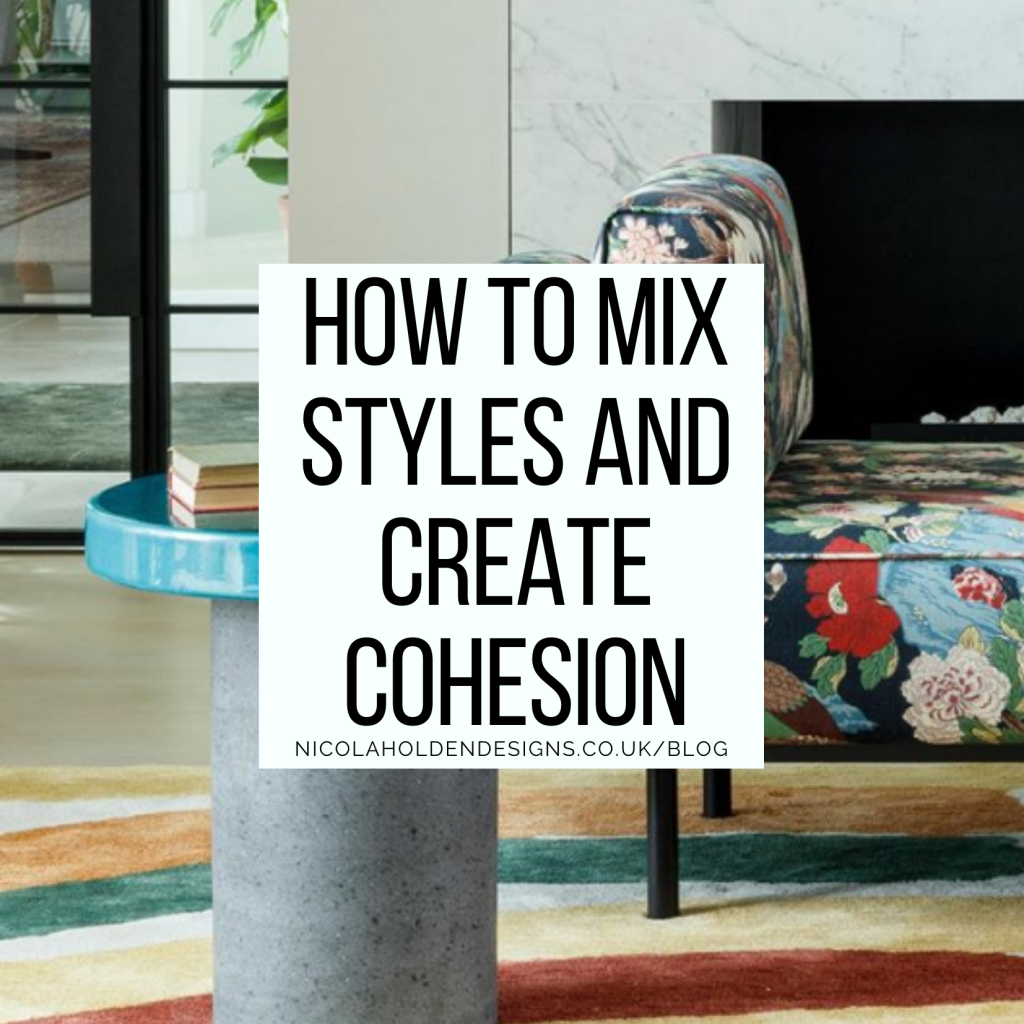 How to mix styles and create cohesion